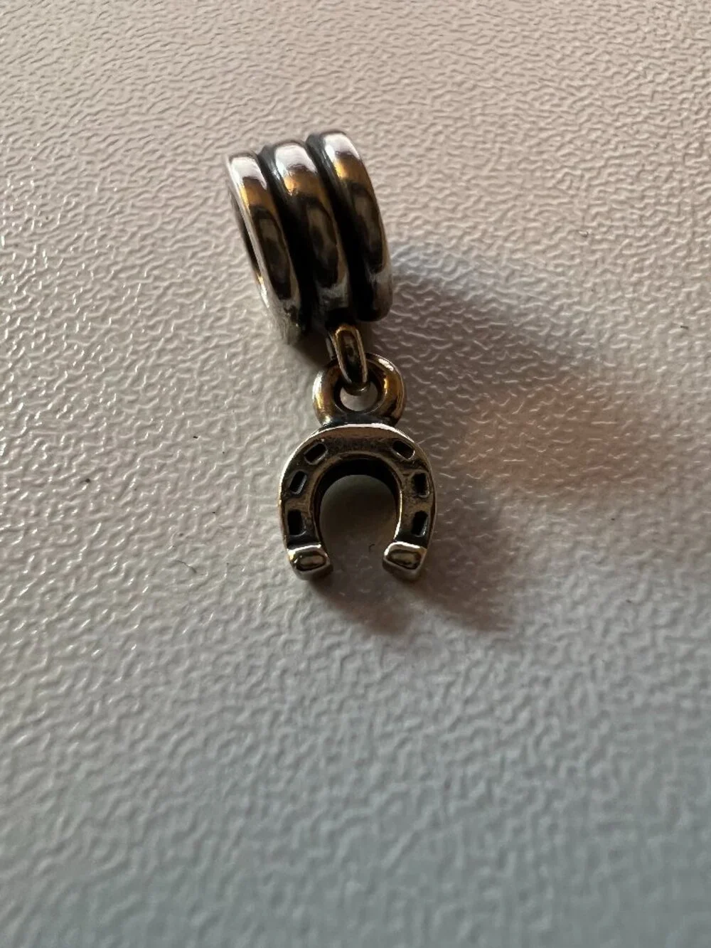 Pandora Lucky Horseshoe Dangle Charm – Sterling Silver